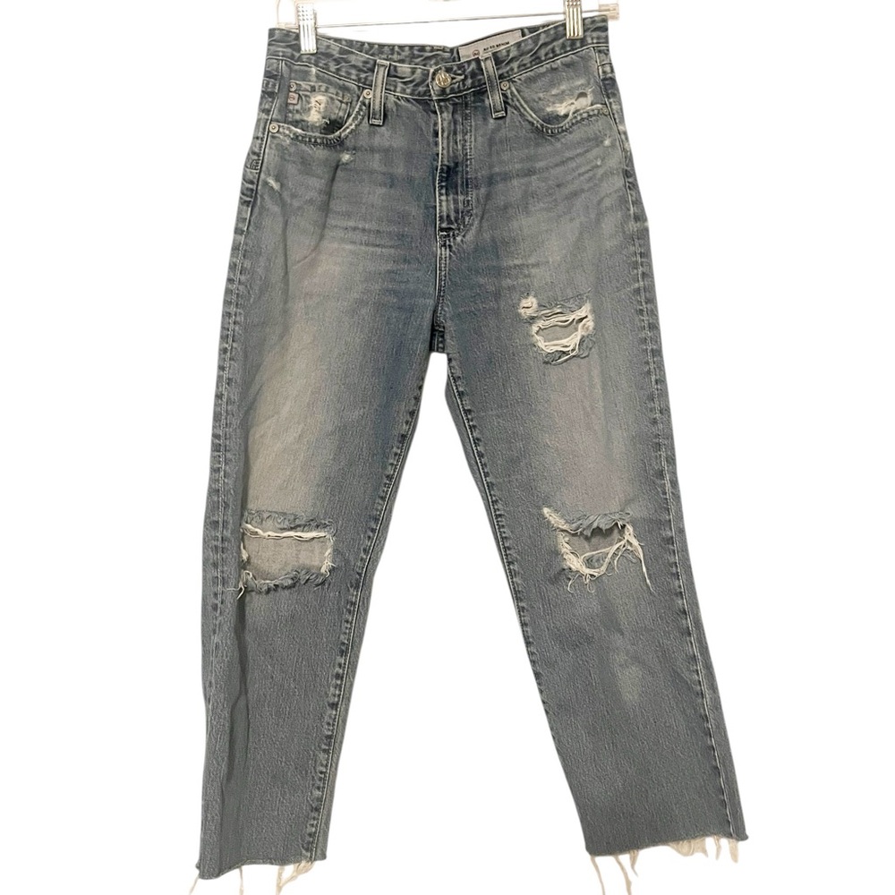 AG Adriano Goldschmied The Phoebe Vintage High Waisted Tapered‎ Leg Jeans Size 4